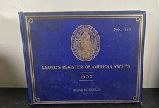 Lloyd's Register Of American Yachts 1907 , A List of Sailing and Power Yachts picture