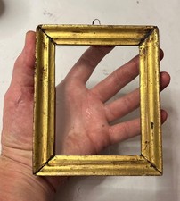 Antique Miniature Lemon Gilt Period Frame - untouched surface picture