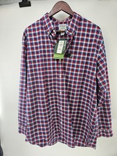 L.L.Bean Kennebunk Shirt Men’s Large Plaid Wrinkle Free TrueCool NWT picture