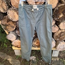 Pact Organic Cotton Olive Utility Drawstring Pants Women Size L Granola Earthy picture