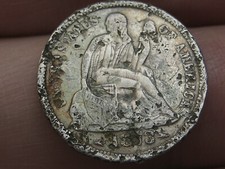 1873 S Seated Liberty Silver Dime- San Francisco, VG Details picture