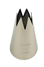 12 (Pack) Wilton 2110 Open Star Stainless Tip 1M Swirl Decoration 402-1M picture
