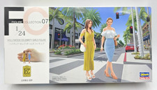 Hasegawa 29107 HOLLYWOOD CELEBRITY GIRLS - Plastic Model  Figure Kit - 1/24 New picture