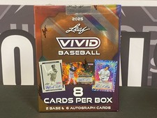 2025 Leaf Vivid Baseball Hobby Box picture