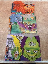 Vintage 1993 McDonald's Halloween McNugget Buddies Happy Meal Boxes-Set of 3 picture