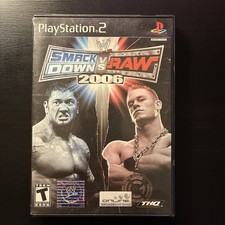 THQ Sony PlayStation 2 PS2 WWE SmackDown vs. Raw 2006 Complete picture
