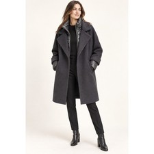 Herno Women's Convertible Wool Peacoat picture