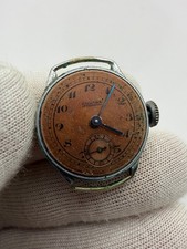 Vintage Silvana Swiss Watch Military Style Small Seconds For Repair picture