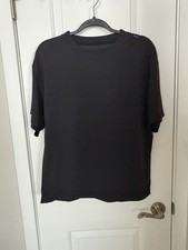 Lululemon Relaxed-Fit Training Short-Sleeve Black License To Train Men’s Medium picture