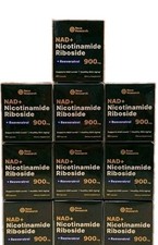 10 Pack NAD+ Nicotinamide Riboside + Resveratrol, 900mg 80 Capsules. Exp 01/2027 picture