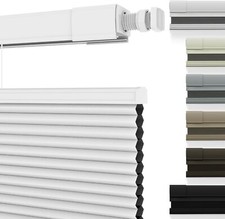 Changshade No Drill Top Down Bottom Up Window Blinds Cellular Shades-Blackout picture
