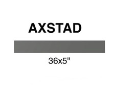IKEA AXSTAD Drawer Front 36x5 Matte Dark Gray for SEKTION Cabinet 804.661.13 NEW picture