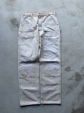 Vintage 90’s Super Faded Tan Cahartt Heavy Weight Double Knee Pants picture