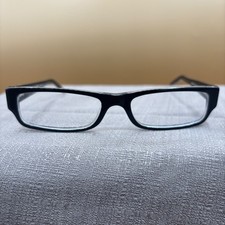 D&G Dolce and Gabbana Eyeglass Frames 52-16-135 Black 1121 Excellent Geek-Chic picture