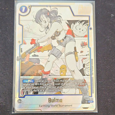 Bandai Dragon Ball Super Bulma Extra Card FB06-035 Earthling/WT Foil Alt Art picture