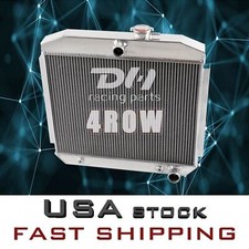 4Row High-Performance Radiator For 1955-57 56 Chevy Bel Air Nomad 150 210 SBC V8 picture