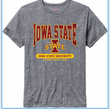 Jansport Iowa State Cyclones NCAA Gray Shirt Red Yellow Size XL picture