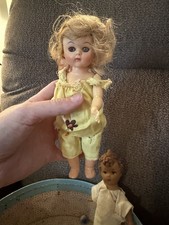 Vintage 1950s Doll Lot Case - Vogue Ginny Ginger Era Factory Dresses Accessories picture