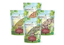 Organic Pulses Bundle, 4 x 5 lb Packs – Non-GMO Dried Legumes, Raw, Kosher, Bulk picture