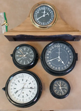 Antique Chelsea Clock Collection 5 clocks total picture