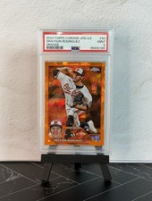 Topps 2023 Chrome Update Sapphire Grayson Rodriguez RC Orange /25 USCS50 PSA 9 picture