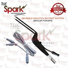 REUSABLE NON-STICK BAYONET SUCTION BIPOLAR FORCEPS 1PC picture