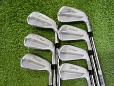 Titleist 2025 T100 Forged Irons 4-P AMT White Stiff Steel New picture
