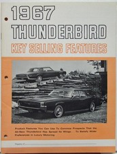 1967 Ford Thunderbird Key Selling Features Sales Brochure picture