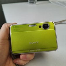 Green SONY Cyber-shot DSC-T2 8.1MP Vintage Digital Camera English picture