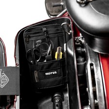 Black Saddlebag Organizer Hard Bags Fit for Harley Touring Road Electra Glide picture