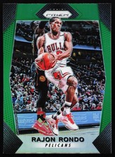 2017-18 Panini Prizm #124 Rajon Rondo Prizms Green picture