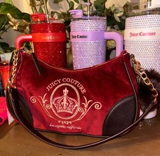 New Juicy Couture Shoulder Bag Juicy Magnifique Cranberry Juice NWT picture