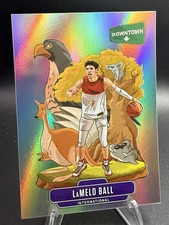 2020-21 Panini Prizm Draft Picks LaMelo Ball Downtown RC #D-2 SSP International picture