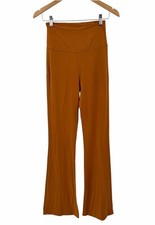 LULULEMON Women's Burnt Orange Groove Nulu Super-High Rise Flare Pants Size 6 picture