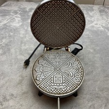 Vtg Pizzelle Maid Vitantonio Pizzelle Iron No 400 Italian Cookie Waffle Maker picture