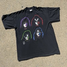 Vintage 1990’s Kiss Army Catalog Promo Tee Cronies Tag Size XL picture