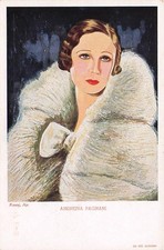 Alberani Fruit Salts Advertising Postcard Nanni Andreina Pagnani Signed -794890 picture