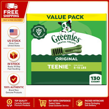 Greenies Teenie Size Original Flavor Adult Natural Dental Dog Treats, 130 Count picture