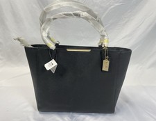 Coach MAD Saffiano East West Bonded Tote bag Black L1320-29002 picture