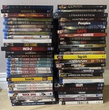 Wholesale New Sealed Lot 56 Blu-ray/DVD Movies Mixture Of Genres OOP Slipcover picture
