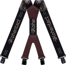 Men’S Industrial Strength Suspenders 2-Inch Wide X-Back Heavy Duty Braces Strong picture