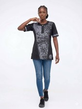 African Kampala/Adire Tops Unisex For All Occasions picture