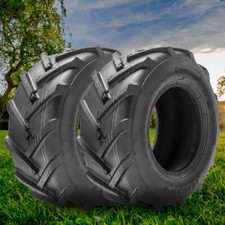 2-Pack 18x9.5-8 Lawn Mower Tires 18x9.50-8 4Ply 18x9.5x8 Garden Tractor Tyres picture