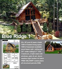 The Blue Ridge I, wood shell Kit Lumber batch. FREE Del. Continental USA picture