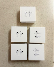 Apple AirPods In-Ear Earbuds White Bluetooth Wireless Built-In Microphone picture