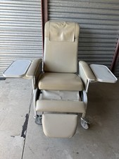 Winco 655 Medical Recliner Chair w/ Dual Trays & Wheels – 275lb Capacity picture