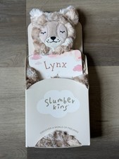 Slumberkins Misfit Lynx Snuggler Full Stuffed Midi With Affirmation Card New NIB picture