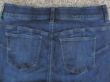 Torrid Bombshell Flare Jeans Womens 12S Blue Dark Wash High Rise Stretch 32x28 picture