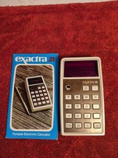 Vintage 1974 Texas Instruments exactra 21 Calculator picture