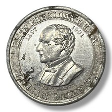1933 Cracker Jack Mystery Club 25th President William McKinley Token picture